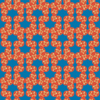 Renkli soyut geometrik Dikişsiz desen arka planı için