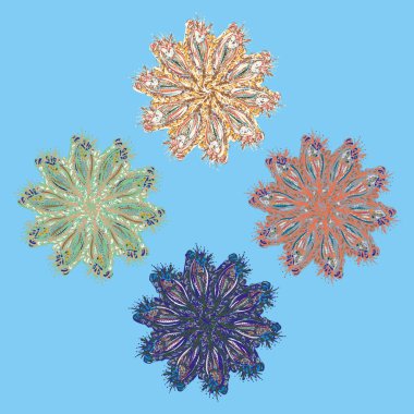 Stil zentangle yeni simetrik mandala doodle ile sanat esin kaynağı oldu. Duvar kağıdı, desen dolgularını, web sayfaları, yüzey dokuları için dekoratif nesne-ebilmek var olmak kullanılmış.