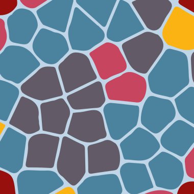 soyut renkli mozaik seamless modeli
