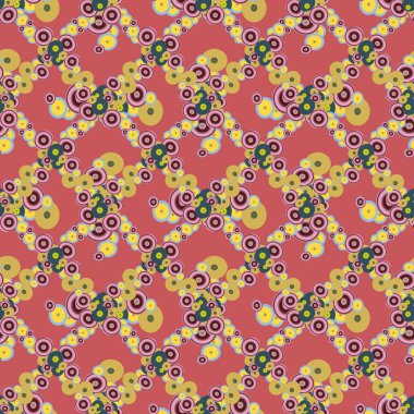 soyut geometrik renkli Dikişsiz desen arka plan için vektör çizim