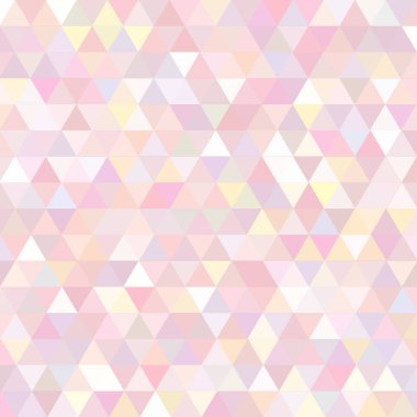 Sorunsuz üçgenler desen. Arka plan ile renkli geometrik şekiller. Vektör
