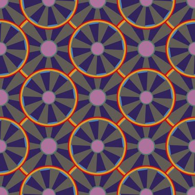 soyut geometrik renk desenli vektör çizimi