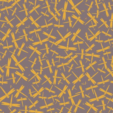 Dekoratif renkli seamless modeli ile şirin yusufçuk