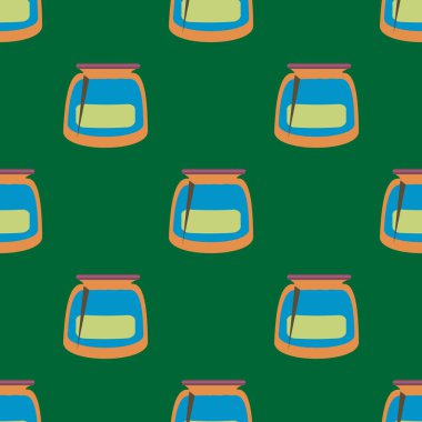 Zentangle arka plan çok renkli kaos seamless modeli örgü