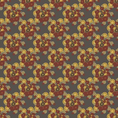 soyut geometrik renkli Dikişsiz desen arka plan için vektör çizim