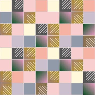 soyut geometrik renkli seamless modeli. vektör çizim