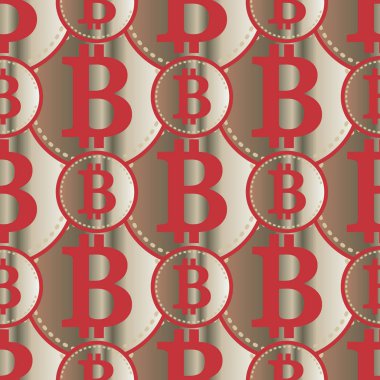 bitcoins parlak parlak pahalı sikkeleri ile Seamless modeli 