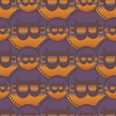 bitcoins parlak parlak pahalı sikkeleri ile Seamless modeli 