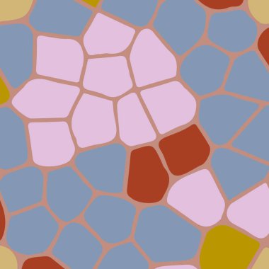 soyut renkli mozaik seamless modeli