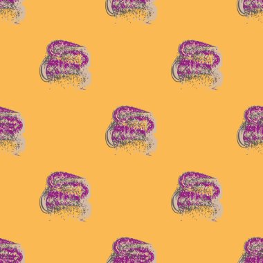 Suluboya soyut lekesi seamless modeli