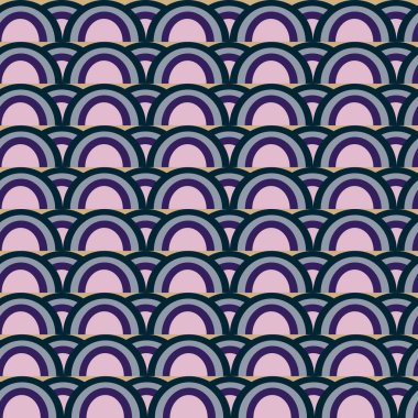 Soyut süs seamless modeli, vektör çizim çakıl