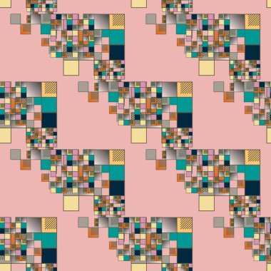 soyut geometrik renksiz desen