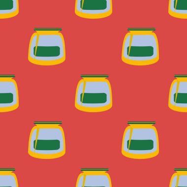 Zentangle arka plan çok renkli kaos seamless modeli örgü