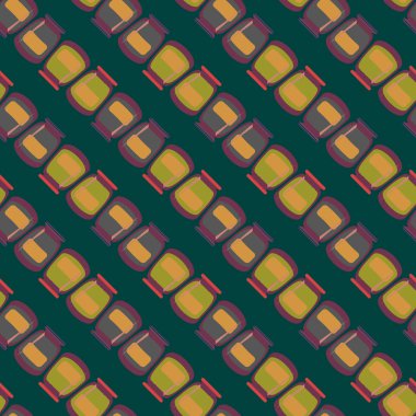 simetrik soyut desen, vektör çizim oluşturma 