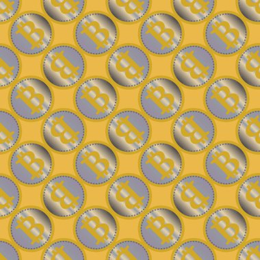 bitcoins parlak parlak pahalı sikkeleri ile Seamless modeli 
