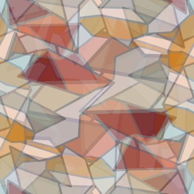 soyut geometrik renkli Dikişsiz desen vektör çizim