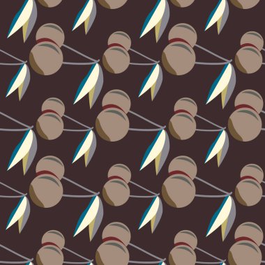 Kiraz için arka plan ile renkli seamless modeli. 