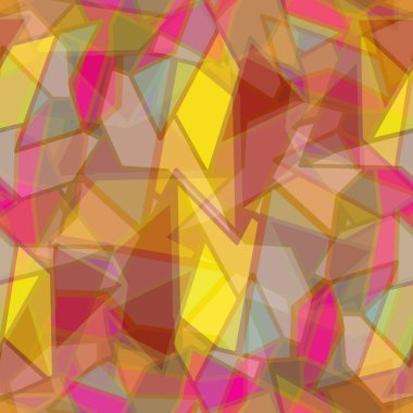 soyut geometrik renkli Dikişsiz desen vektör çizim