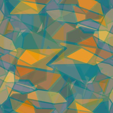 soyut geometrik renkli Dikişsiz desen vektör çizim