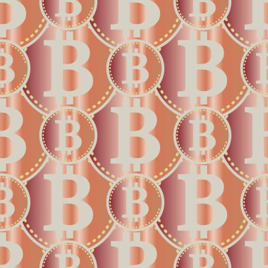 bitcoins parlak parlak pahalı sikkeleri ile Seamless modeli 