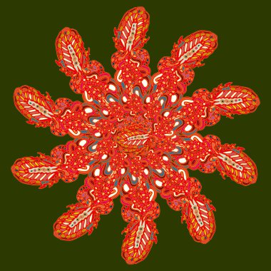 Stil zentangle yeni simetrik mandala doodle ile sanat esin kaynağı oldu. Duvar kağıdı, desen dolgularını, web sayfaları, yüzey dokuları için dekoratif nesne-ebilmek var olmak kullanılmış.