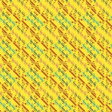 Arapça mutlu tatil çok renkli seamless modeli