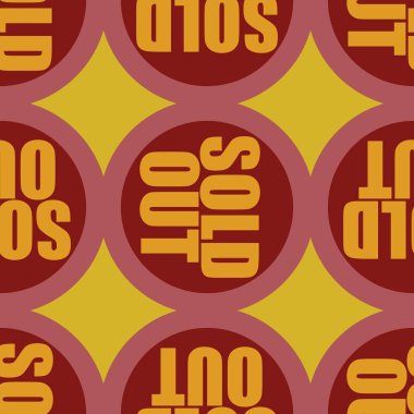 Dikişsiz desen, vektör çizim sattı