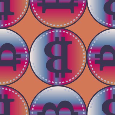 bitcoins parlak parlak pahalı sikkeleri ile Seamless modeli 