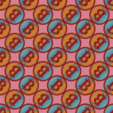 bitcoins parlak parlak pahalı sikkeleri ile Seamless modeli 