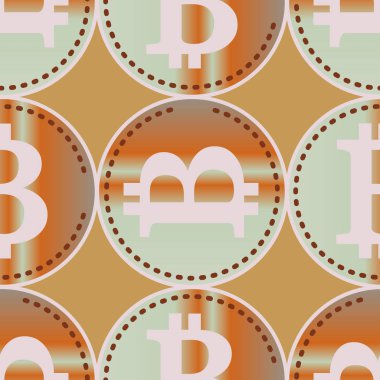 bitcoins parlak parlak pahalı sikkeleri ile Seamless modeli 