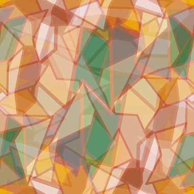 soyut geometrik renkli Dikişsiz desen vektör çizim