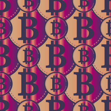 bitcoins parlak parlak pahalı sikkeleri ile Seamless modeli 