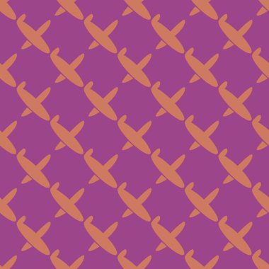 Uçak, vektör çizim seamless modeli