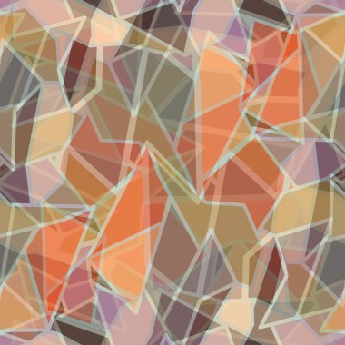 soyut geometrik renkli Dikişsiz desen vektör çizim