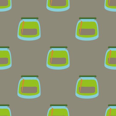 Zentangle arka plan çok renkli kaos seamless modeli örgü