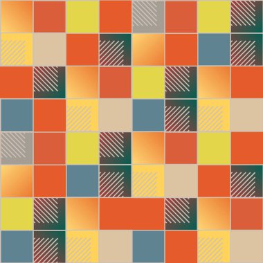 soyut geometrik renkli seamless modeli. vektör çizim