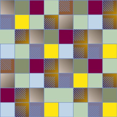 soyut geometrik renkli seamless modeli. vektör çizim