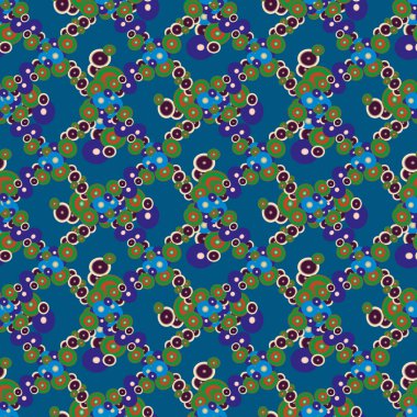 soyut geometrik renkli Dikişsiz desen arka plan için vektör çizim