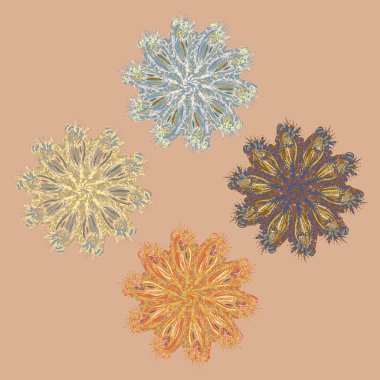 Stil zentangle yeni simetrik mandala doodle ile sanat esin kaynağı oldu. Duvar kağıdı, desen dolgularını, web sayfaları, yüzey dokuları için dekoratif nesne-ebilmek var olmak kullanılmış.