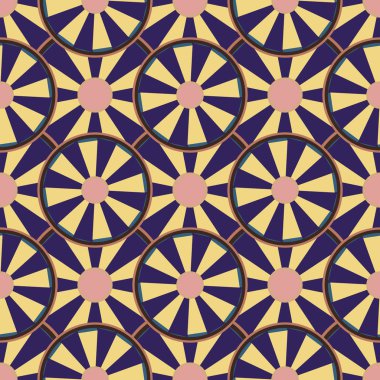 soyut geometrik renk desenli vektör çizimi