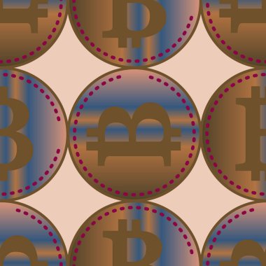 bitcoins parlak parlak pahalı sikkeleri ile Seamless modeli 