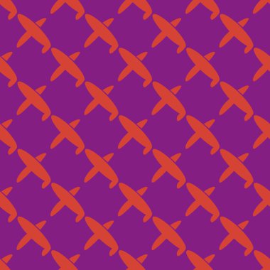 Uçak, vektör çizim seamless modeli