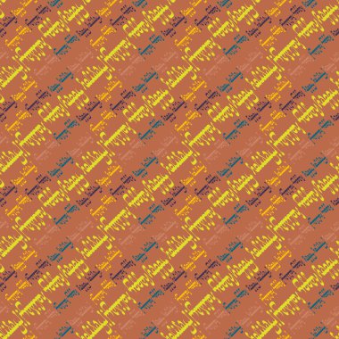 Arapça mutlu tatil çok renkli seamless modeli