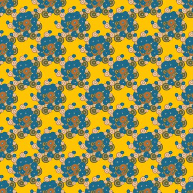 soyut geometrik renkli Dikişsiz desen arka plan için vektör çizim