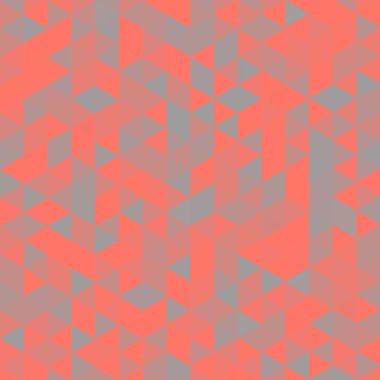 Renkli üçgen seamless modeli - illüstrasyon