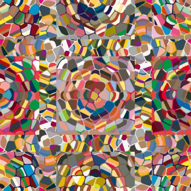 soyut renkli mozaik seamless modeli