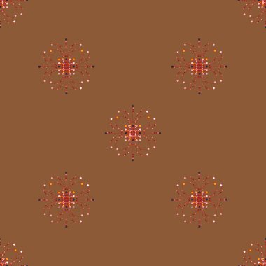 Renkli vintage seamless modeli, vektör çizim 