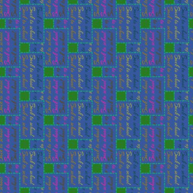 Okul hazırlıkları, arka plan için yeni dikişsiz desen. 