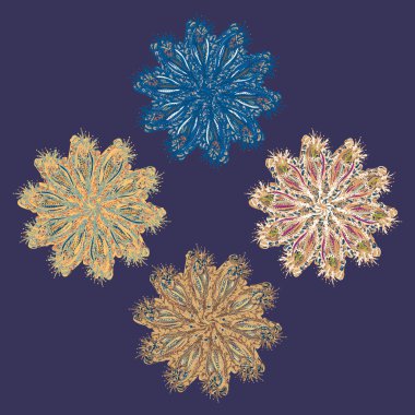 Stil zentangle yeni simetrik mandala doodle ile sanat esin kaynağı oldu. Duvar kağıdı, desen dolgularını, web sayfaları, yüzey dokuları için dekoratif nesne-ebilmek var olmak kullanılmış.