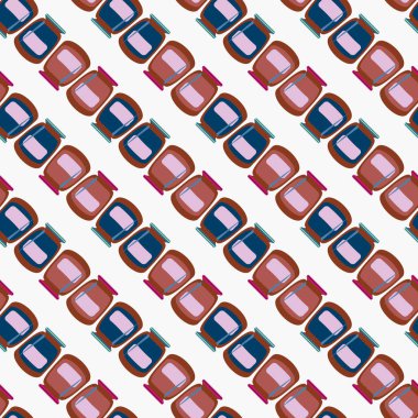 simetrik soyut desen, vektör çizim oluşturma 